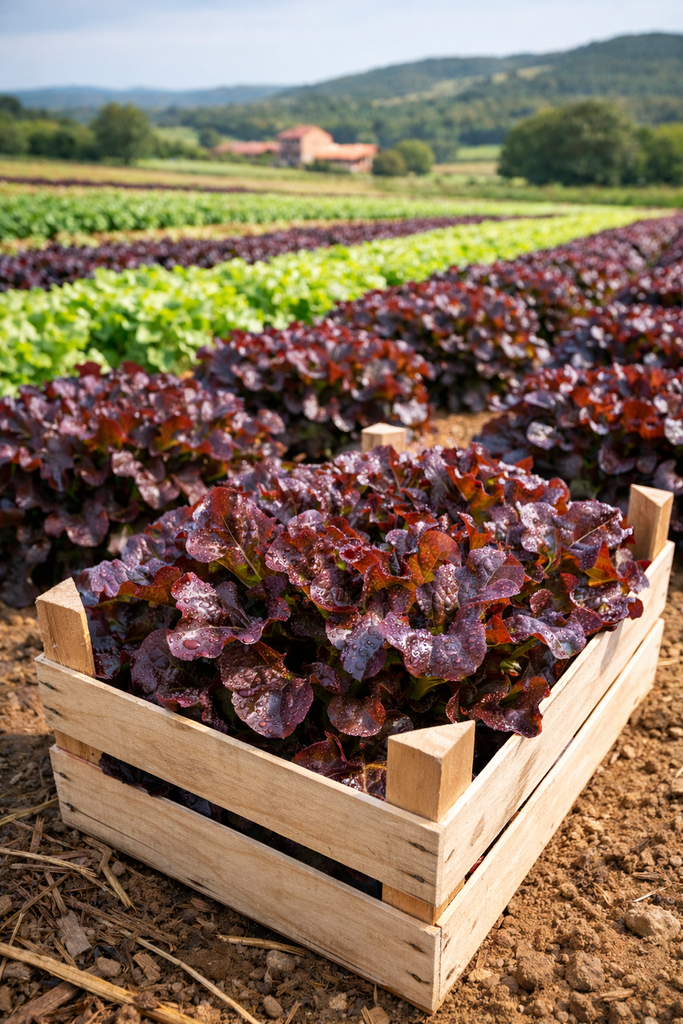 Lechuga Roure morada